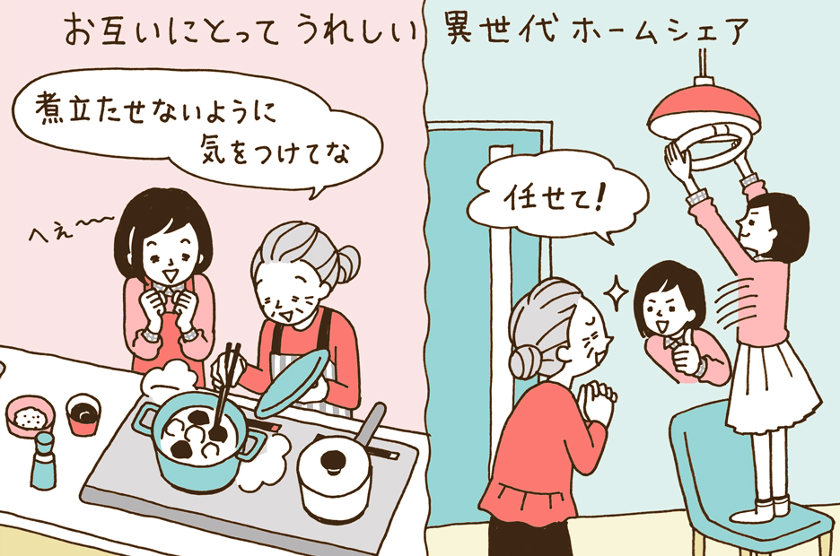 高齢者 若者が ひとつ屋根の下 異世代ホームシェアが未来を救う Helpman Japan